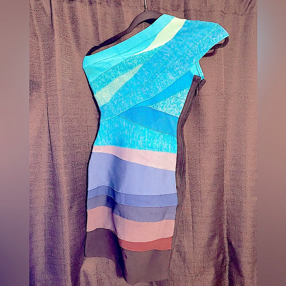 Bandage One Shoulder Dress